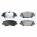 Brake Pad Set, disc brake LP3385 Delphi, Thumbnail 2
