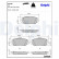 Brake Pad Set, disc brake LP3385 Delphi