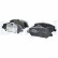 Brake Pad Set, disc brake LP3385 Delphi