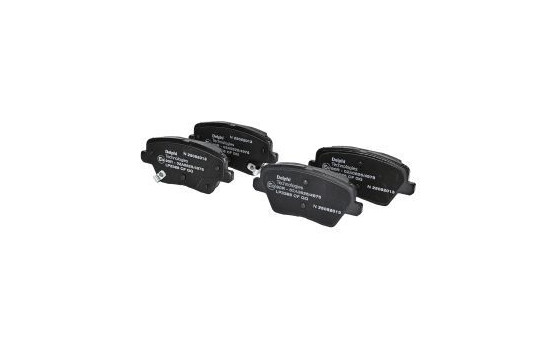 Brake Pad Set, disc brake LP3386 Delphi