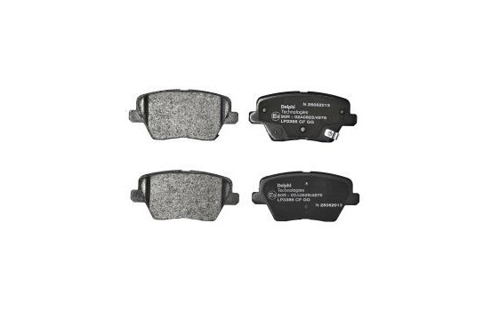 Brake Pad Set, disc brake LP3386 Delphi, Image 2