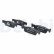 Brake Pad Set, disc brake LP3387 Delphi