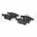 Brake Pad Set, disc brake LP3391 Delphi