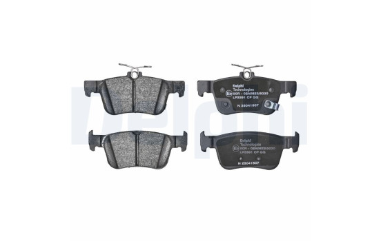 Brake Pad Set, disc brake LP3391 Delphi, Image 2