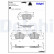 Brake Pad Set, disc brake LP3391 Delphi, Thumbnail 3