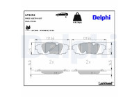 Brake Pad Set, disc brake LP3392 Delphi