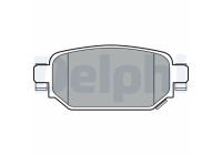 Brake Pad Set, disc brake LP3393 Delphi