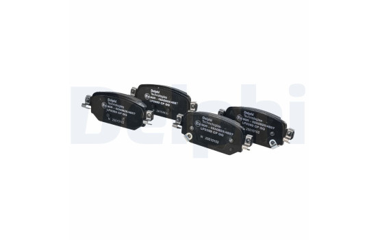 Brake Pad Set, disc brake LP3393 Delphi