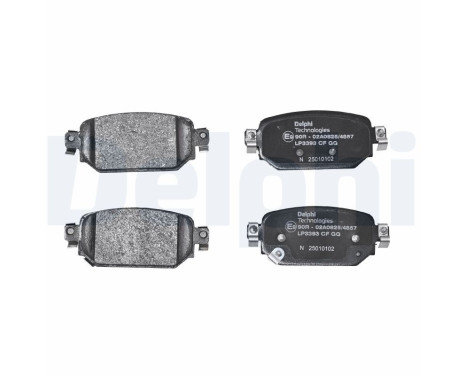 Brake Pad Set, disc brake LP3393 Delphi, Image 2