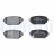 Brake Pad Set, disc brake LP3393 Delphi, Thumbnail 2