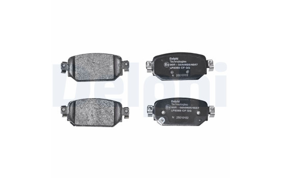 Brake Pad Set, disc brake LP3393 Delphi, Image 2