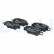 Brake Pad Set, disc brake LP3394 Delphi
