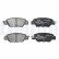 Brake Pad Set, disc brake LP3394 Delphi, Thumbnail 2