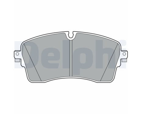 Brake Pad Set, disc brake LP3395 Delphi