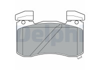Brake Pad Set, disc brake LP3396 Delphi