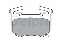 Brake Pad Set, disc brake LP3397 Delphi