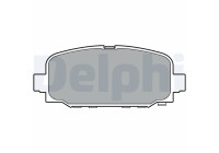 Brake Pad Set, disc brake LP3398 Delphi