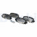 Brake Pad Set, disc brake LP3398 Delphi