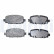 Brake Pad Set, disc brake LP3398 Delphi, Thumbnail 2