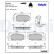 Brake Pad Set, disc brake LP3398 Delphi, Thumbnail 3