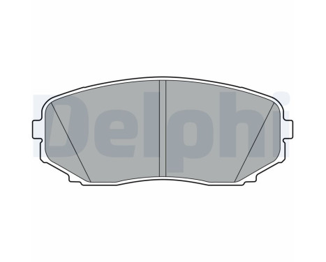 Brake Pad Set, disc brake LP3399 Delphi