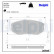 Brake Pad Set, disc brake LP3399 Delphi