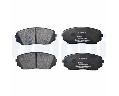 Brake Pad Set, disc brake LP3399 Delphi, Image 3