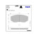 Brake Pad Set, disc brake LP3399 Delphi, Thumbnail 3