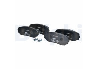 Brake Pad Set, disc brake LP3399 Delphi