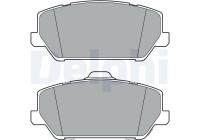 Brake Pad Set, disc brake LP3400 Delphi