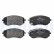 Brake Pad Set, disc brake LP3401 Delphi, Thumbnail 3