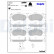 Brake Pad Set, disc brake LP3401 Delphi, Thumbnail 3