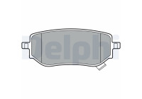 Brake Pad Set, disc brake LP3402 Delphi