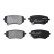 Brake Pad Set, disc brake LP3402 Delphi, Thumbnail 3