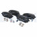 Brake Pad Set, disc brake LP3402 Delphi
