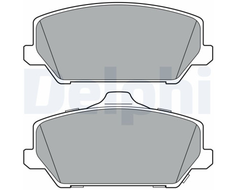 Brake Pad Set, disc brake LP3403 Delphi