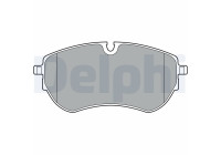 Brake Pad Set, disc brake LP3406 Delphi