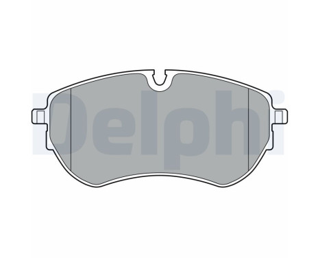 Brake Pad Set, disc brake LP3406 Delphi