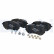 Brake Pad Set, disc brake LP3406 Delphi, Thumbnail 2