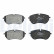 Brake Pad Set, disc brake LP3406 Delphi, Thumbnail 3