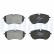 Brake Pad Set, disc brake LP3406 Delphi, Thumbnail 2