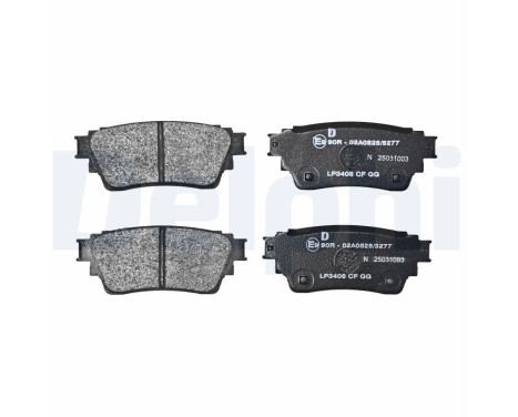 Brake Pad Set, disc brake LP3408 Delphi, Image 3