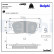 Brake Pad Set, disc brake LP3408 Delphi, Thumbnail 3