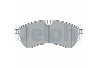 Brake Pad Set, disc brake LP3410 Delphi