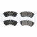 Brake Pad Set, disc brake LP3410 Delphi, Thumbnail 2