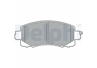 Brake Pad Set, disc brake LP3411 Delphi