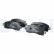 Brake Pad Set, disc brake LP3411 Delphi