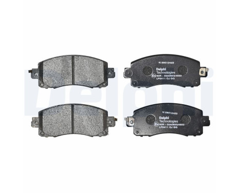 Brake Pad Set, disc brake LP3411 Delphi, Image 2