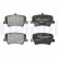 Brake Pad Set, disc brake LP3434 Delphi, Thumbnail 3
