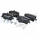 Brake Pad Set, disc brake LP3434 Delphi